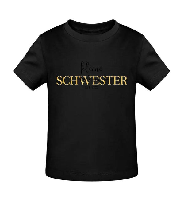 Kleine Schwester Baby Shirt - Baby Shirt - Wunsch Designs