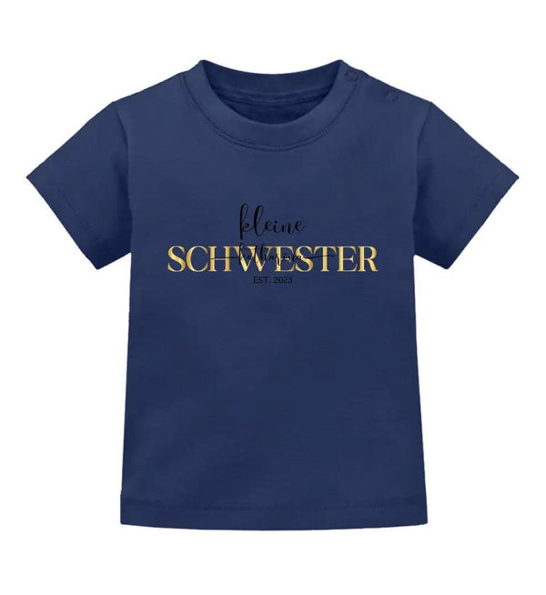 Kleine Schwester Baby Shirt - Baby Shirt - Wunsch Designs