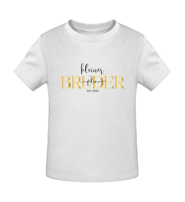 Kleiner Bruder Baby Shirt - Baby Shirt - Wunsch Designs