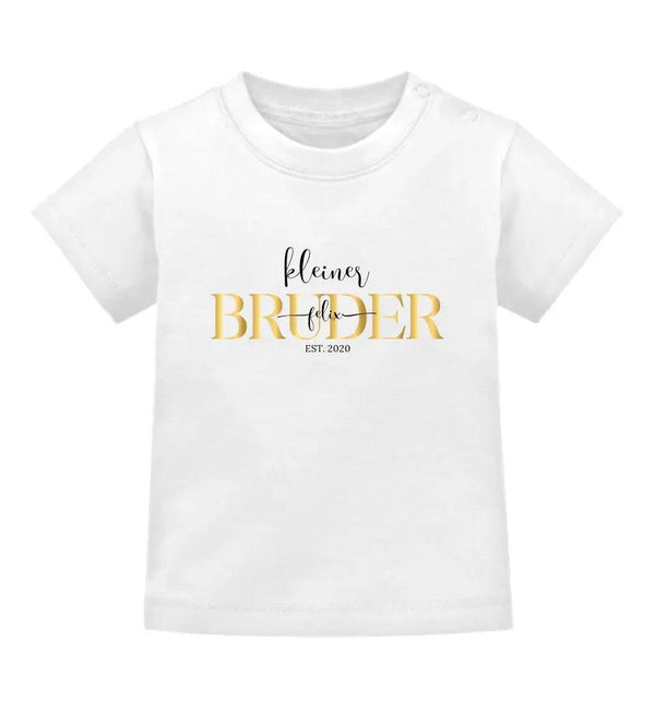 Kleiner Bruder Baby Shirt - Baby Shirt - Wunsch Designs