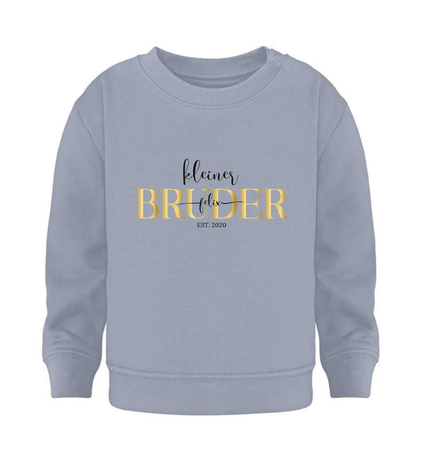 kleiner Bruder Baby Sweatshirt - Baby Sweatshirt - Wunsch Designs