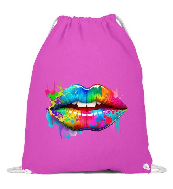 Lippen Turnbeutel - Turnbeutel - Wunsch Designs
