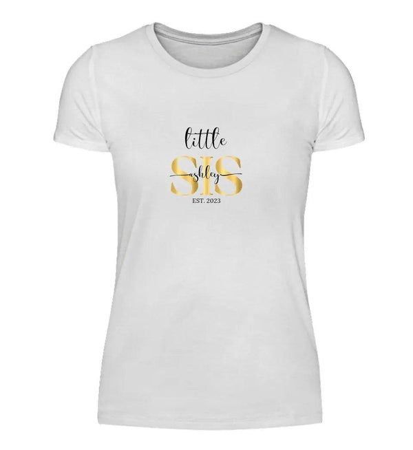 little Sis T-Shirt - Damen T-Shirt - Wunsch Designs