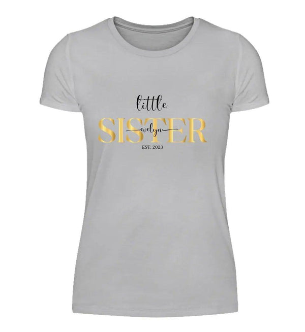little Sister T-Shirt - Damen T-Shirt - Wunsch Designs