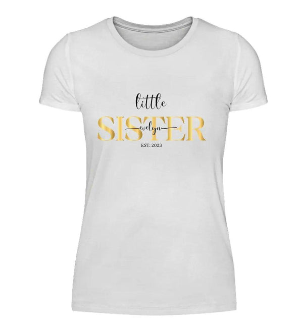 little Sister T-Shirt - Damen T-Shirt - Wunsch Designs