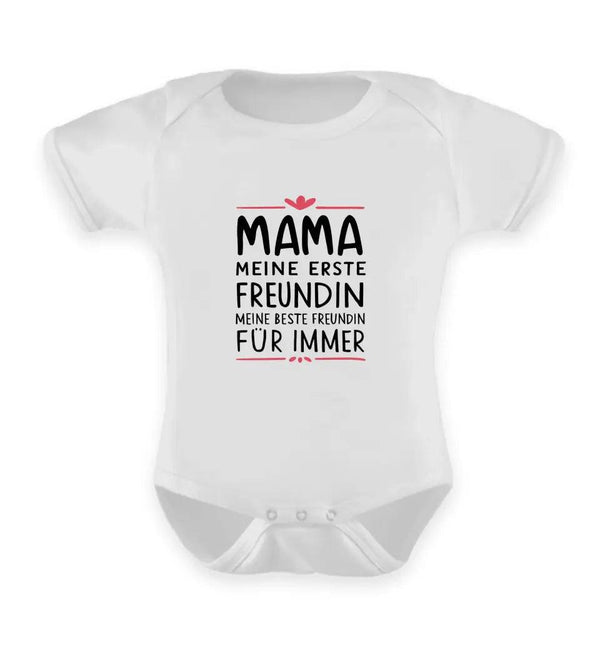 Mama Freundin Baby Kurzarm - Baby Strampler - Wunsch Designs