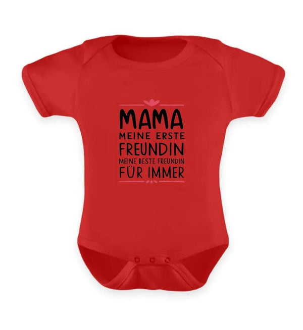 Mama Freundin Baby Kurzarm - Baby Strampler - Wunsch Designs