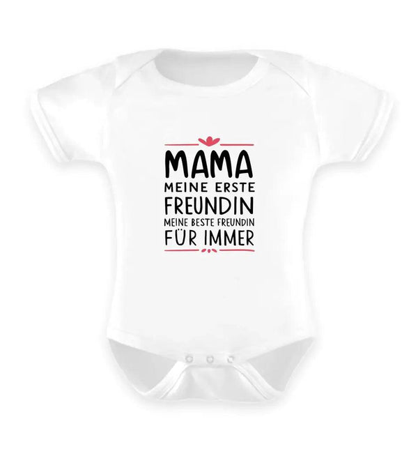 Mama Freundin Baby Kurzarm - Baby Strampler - Wunsch Designs