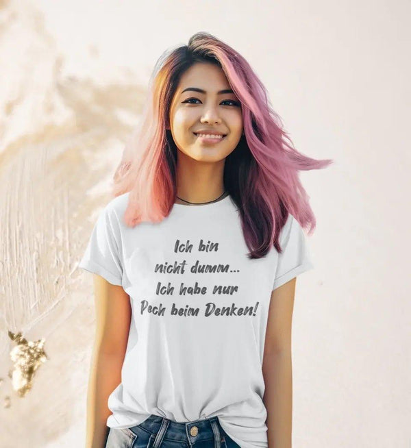 Pechvogel Denker Damen T-Shirt - Damen T-Shirt - Wunsch Designs