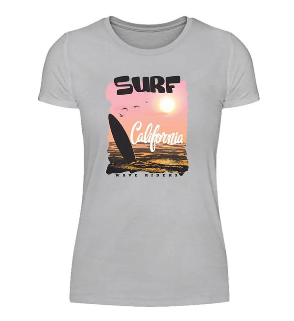 Surf Damen T-Shirt - Damen T-Shirt - Wunsch Designs