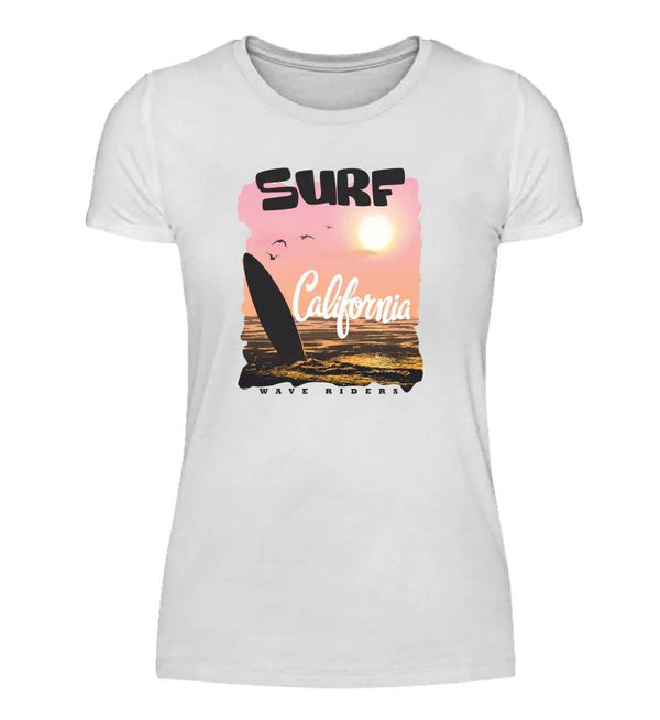 Surf Damen T-Shirt - Damen T-Shirt - Wunsch Designs