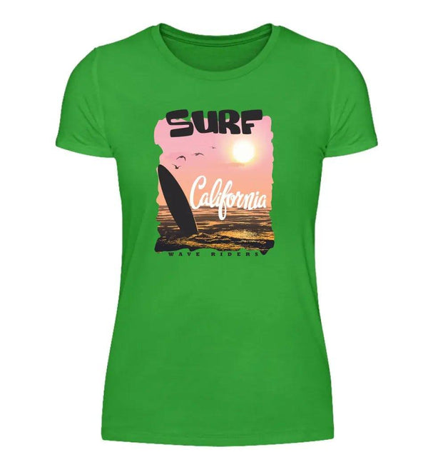 Surf Damen T-Shirt - Damen T-Shirt - Wunsch Designs