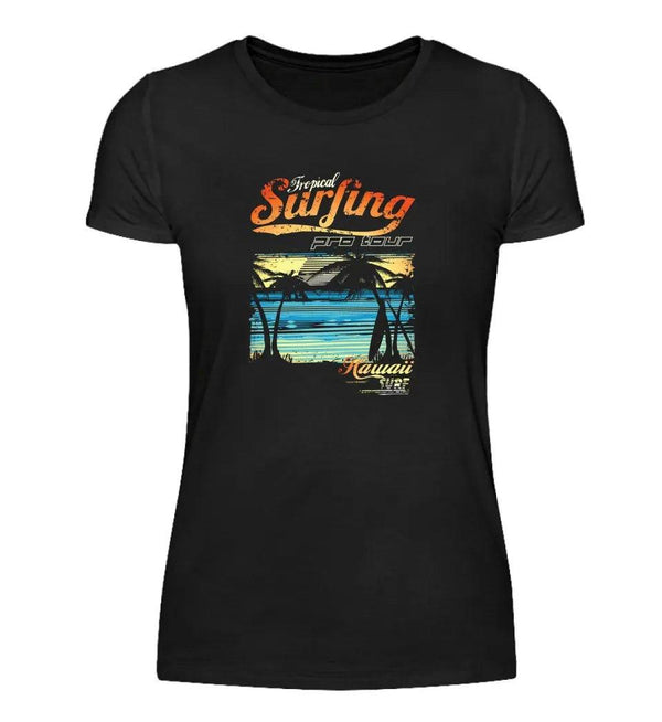 Surf Hawaii Damen T-Shirt - Damen T-Shirt - Wunsch Designs