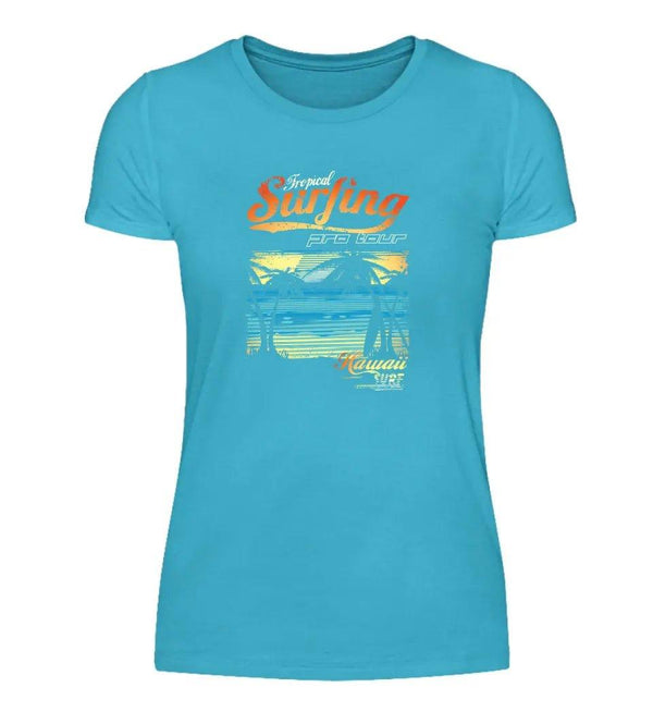 Surf Hawaii Damen T-Shirt - Damen T-Shirt - Wunsch Designs