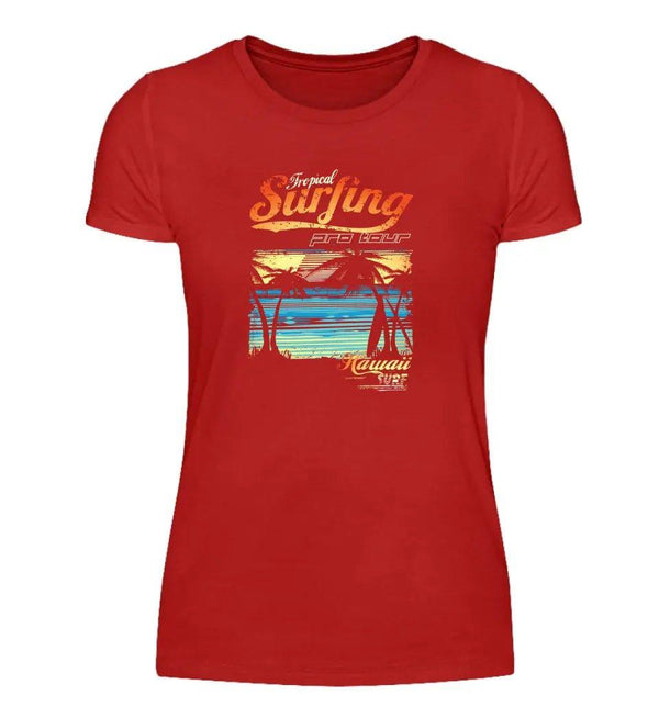 Surf Hawaii Damen T-Shirt - Damen T-Shirt - Wunsch Designs