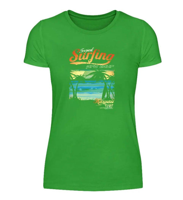 Surf Hawaii Damen T-Shirt - Damen T-Shirt - Wunsch Designs