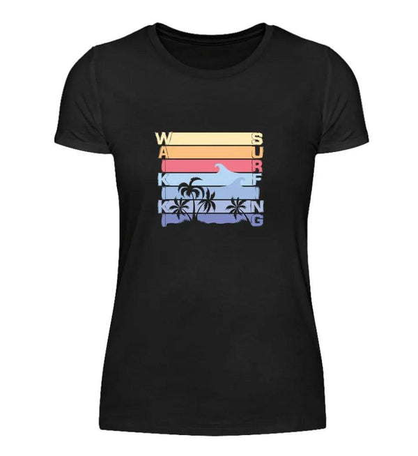 Surf Waikiki Damen T-Shirt - Damen T-Shirt - Wunsch Designs