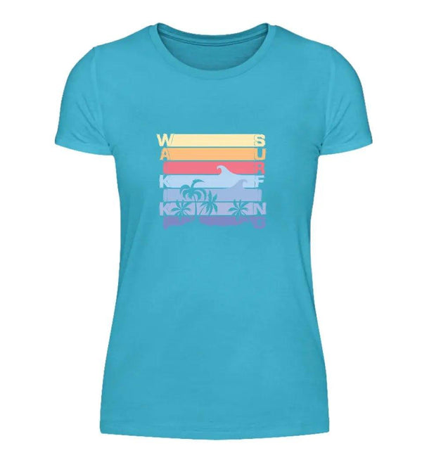 Surf Waikiki Damen T-Shirt - Damen T-Shirt - Wunsch Designs