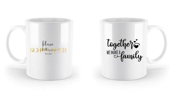 Tasse - kleine Schwester - Tasse - Wunsch Designs