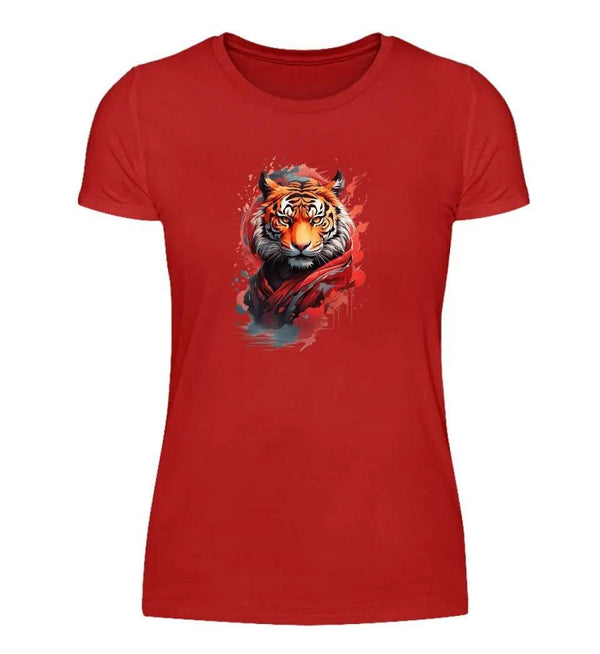 Tiger Damen T-Shirt - Damen T-Shirt - Wunsch Designs