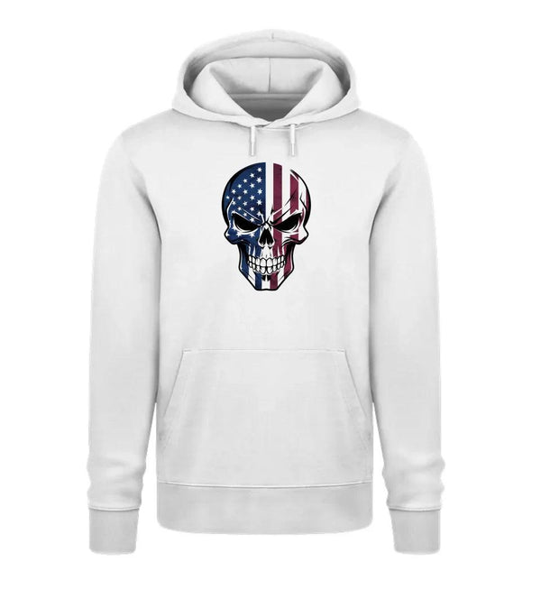 USA SKULL Herren Hoodie - Herren Hoodie - Wunsch Designs