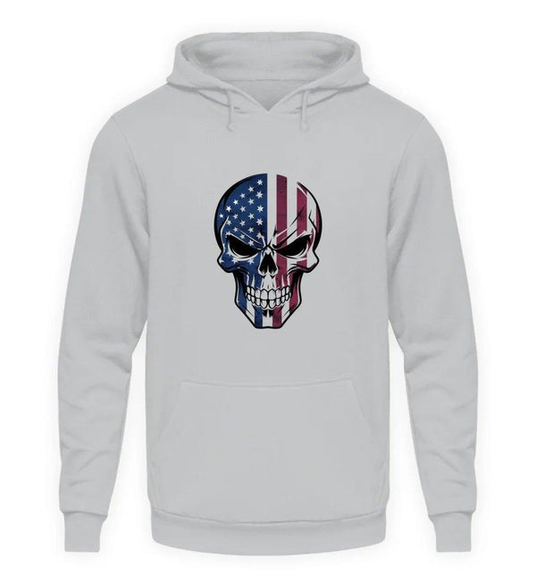USA SKULL Herren Hoodie - Herren Hoodie - Wunsch Designs