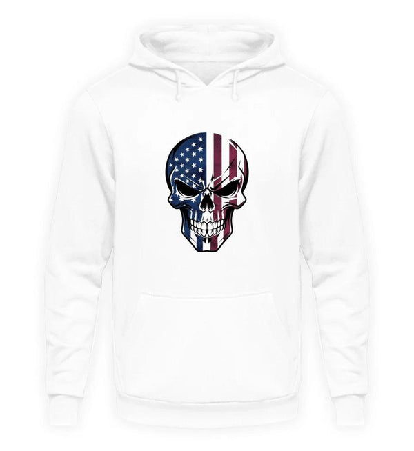 USA SKULL Herren Hoodie - Herren Hoodie - Wunsch Designs