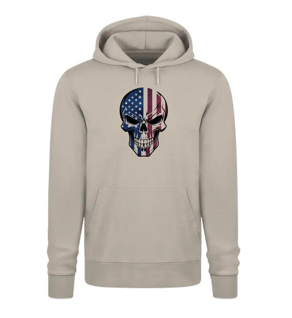 USA SKULL Herren Hoodie - Herren Hoodie - Wunsch Designs