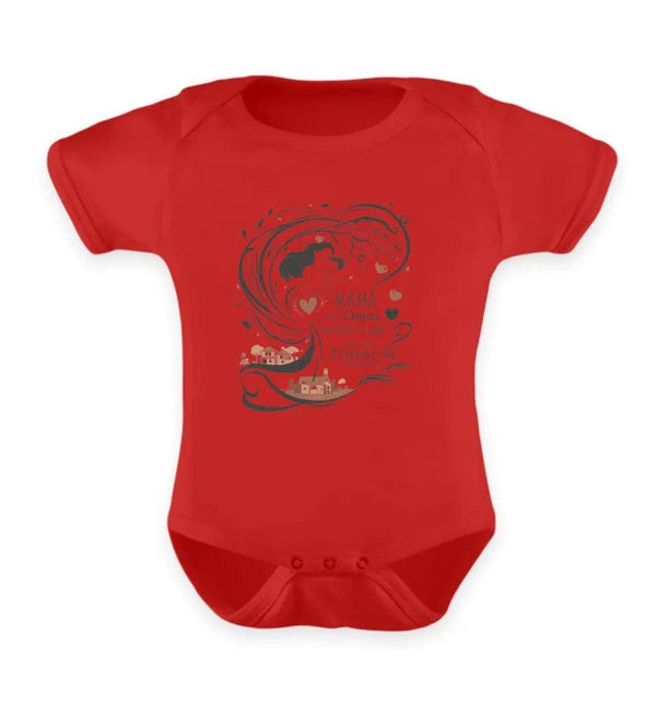 Zuhause Baby Kurzarm - Baby Strampler - Wunsch Designs