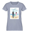 Familie am Strand T-Shirt Damen - Damen T-Shirt - Wunsch Designs