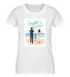 Familie am Strand T-Shirt Damen - Damen T-Shirt - Wunsch Designs