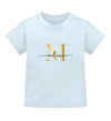 Buchstabe Baby Shirt - Wunsch Designs