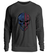 USA SKULL Herren Sweatshirt - Herren Sweatshirt - Wunsch Designs