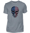 USA SKULL T-Shirt Herren - Herren T-Shirt - Wunsch Designs